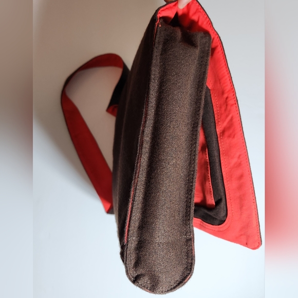 Spec A-Line Sling Bag For IPads Tablets Netbooks Brown & Red Pre-Owned - Picture 9 of 14